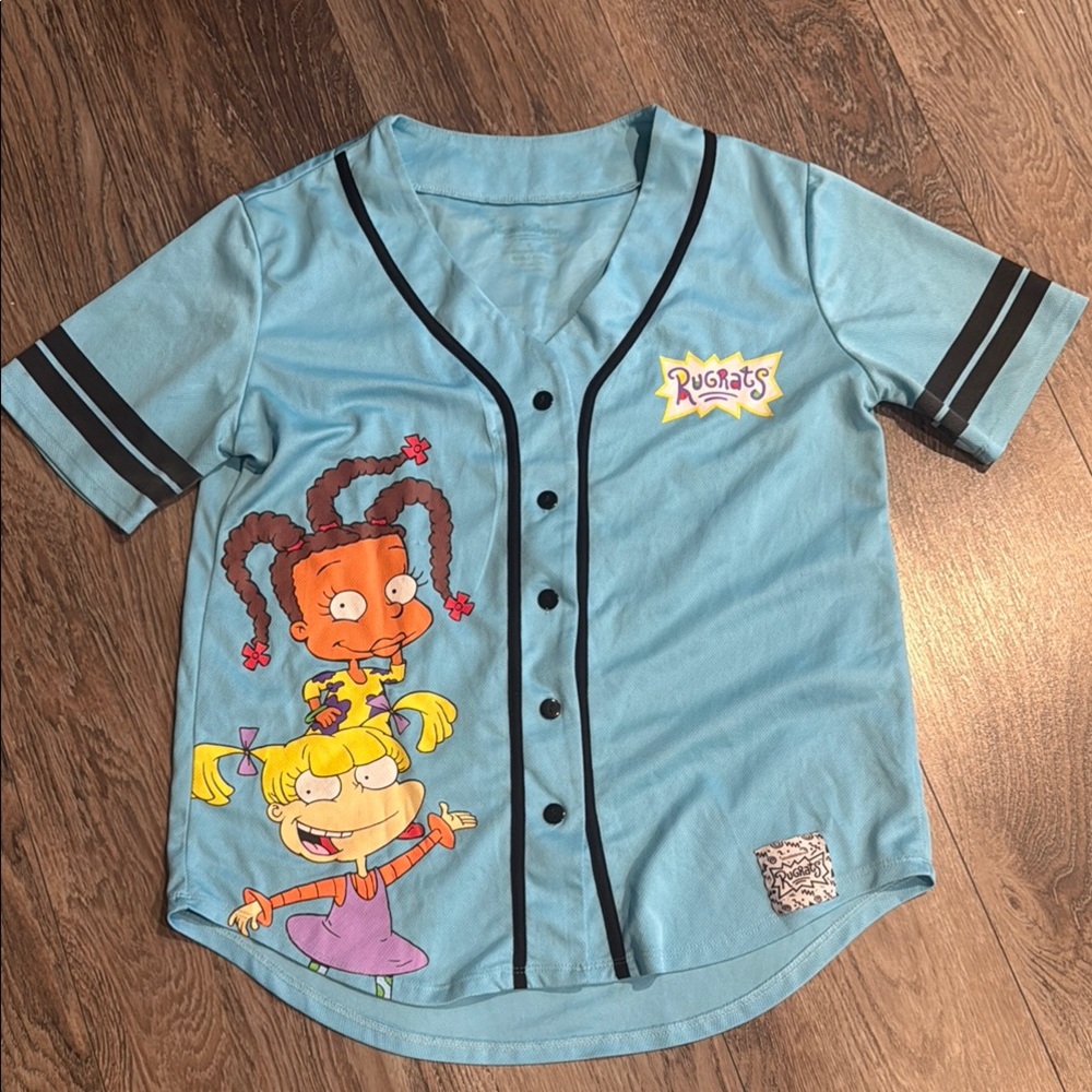 Nickelodeon Blue Rugrats Jersey Shirt